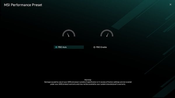 Performance Preset