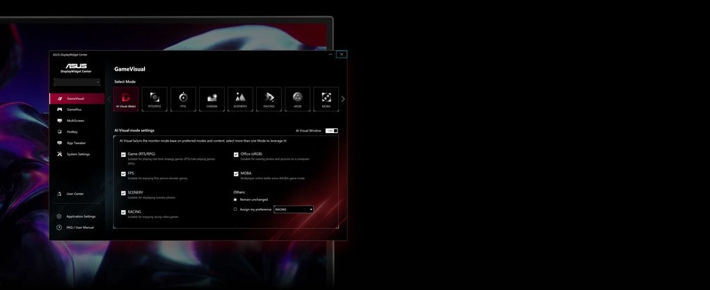 DisplayWidget Center