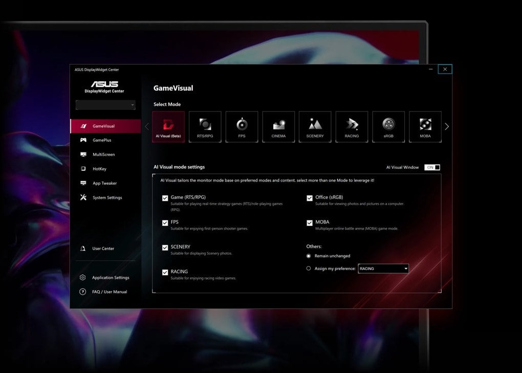 DisplayWidget Center