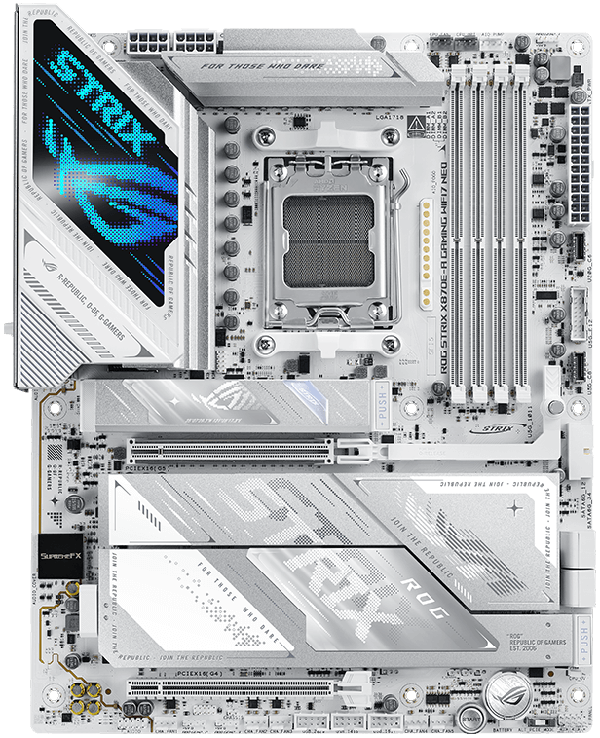 Біла плата для потужного ПК на Ryzen