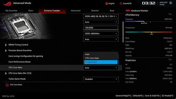 AI Overclocking