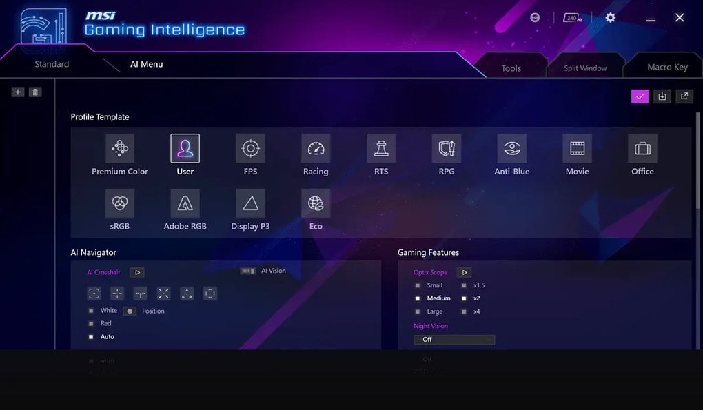 AI Menu