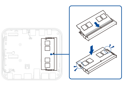 Встановлення пам’яті DDR5 SO-DIMM в ASUS NUC 14 Essential
