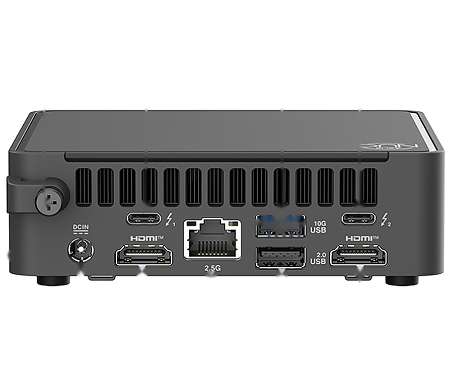 Задня панель ASUS NUC 15 Pro