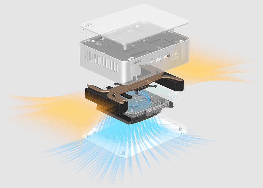 Современная система охлаждения ASUS NUC